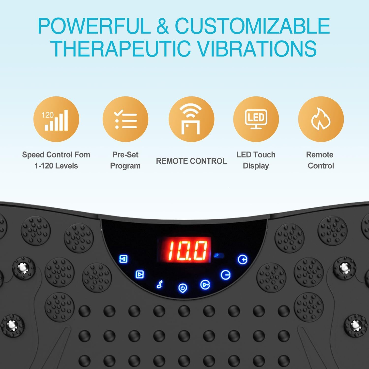 AXV Vibration Plate Exercise Whole Body Portable Mini Vibrate Fiess Platform Lymphatic Drainage hine for Weight Loss Shaping Toning Wellness Home Gyms