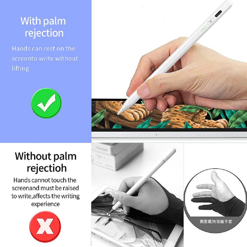 Wholesale Factory Stylish for Tablet Chargeable Touch Pen for iPad Capacitive Screen Pen Active Stylus Pen for Touch Screen