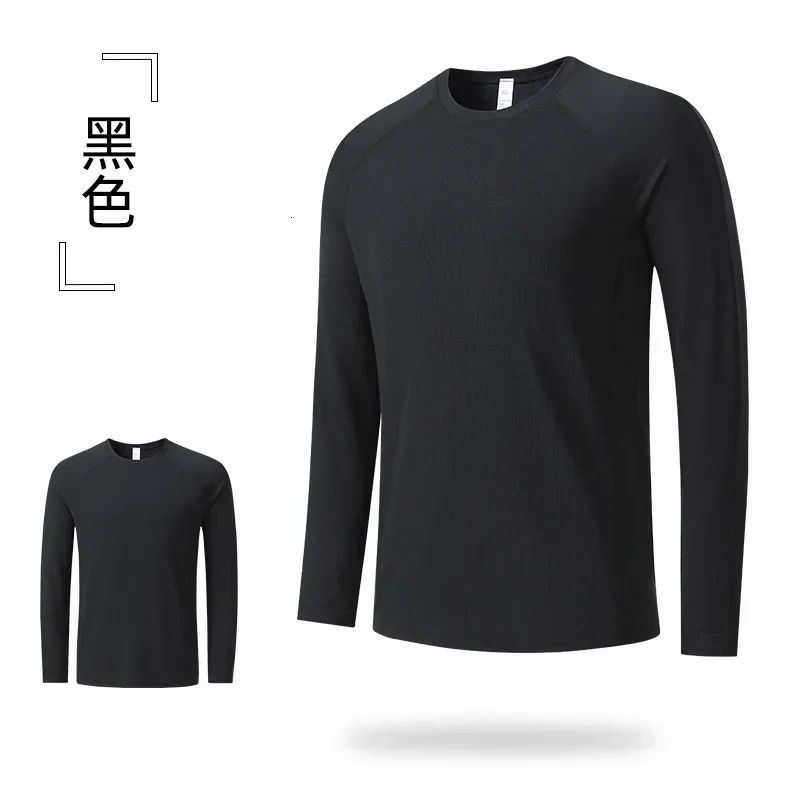 Fitness sportswear mens long sleeved Tshirt and womens couple running training fitness clothing exercise 250418