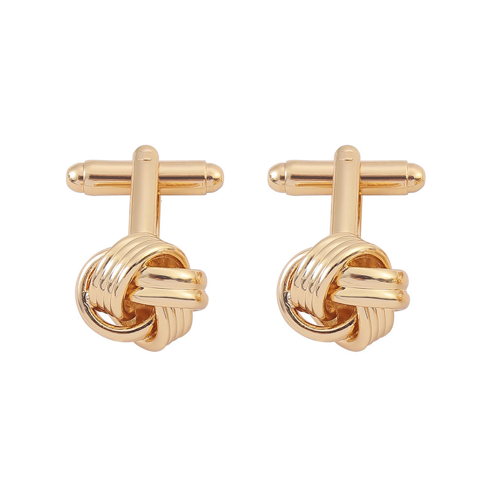 Hawson Fashion Jewelry Knot Cufflinks for Men Wedding Gift Cuff Links with Cufflinks Gift Box 250227