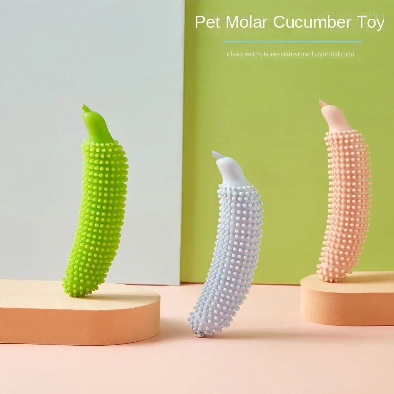 Update Pet Toy Cucumber Dog Teething Bite Resistant Interactive Training Relief Stick