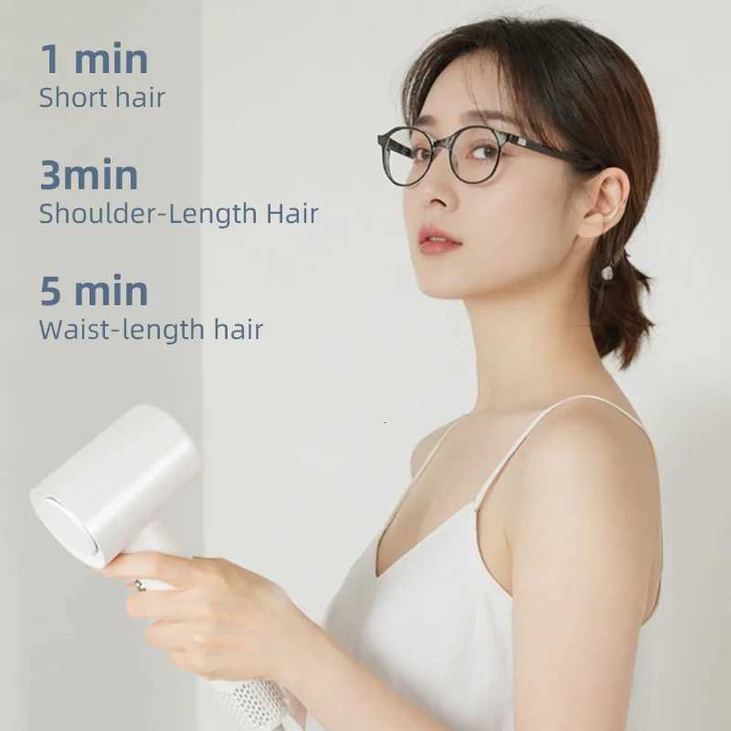 Ionic Mini Hair Dryer Brushless 110000 RPM Motor Heat/Cool Settings for Frizz-Free Shine Salon Results at HomeT251118