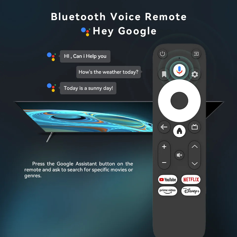 UBISHENG GD1 Google certified Android 11 4K BT Voice Remote S905Y4 AV1 2GB RAM 16GB ROM 5G WiFi Smart Android TV Box TV Stick 251114ww