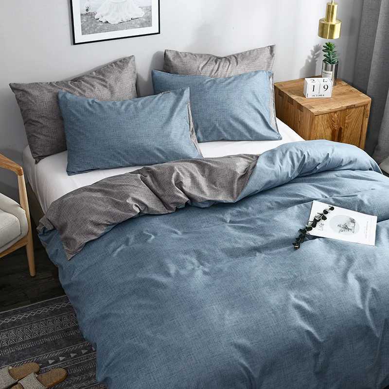RunGrape Duvet Cover Bedding Set Twin Queen King Size 240x220 Nordic Bed Cover 150 Euro Bed Linen 2 Bedrooms Bedclothe 200x200M251118