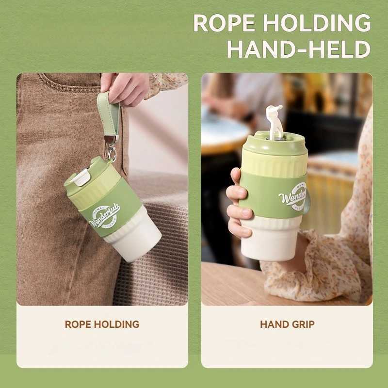 Coffee Cup Stainless Steel Extractor Home Office Thermal Water Bottle Milk Thermos Ice Block Insulation Y251118