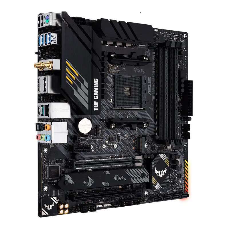 ASUS TUF GAMING B550M-PLUS(WIFI)II AMD B550 (Ryzen AM4) Micro ATX Gaming Motherboard dual M.2 10 DrMOS power stages Wi-Fi 6