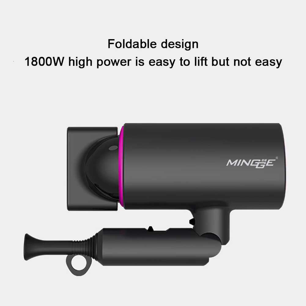 1800W New Professional Hair Dryer Negative Hair Care Quick Dry Home Powerful Hairdryer Constant Anion Air Blower Dryer 2 GearT251118