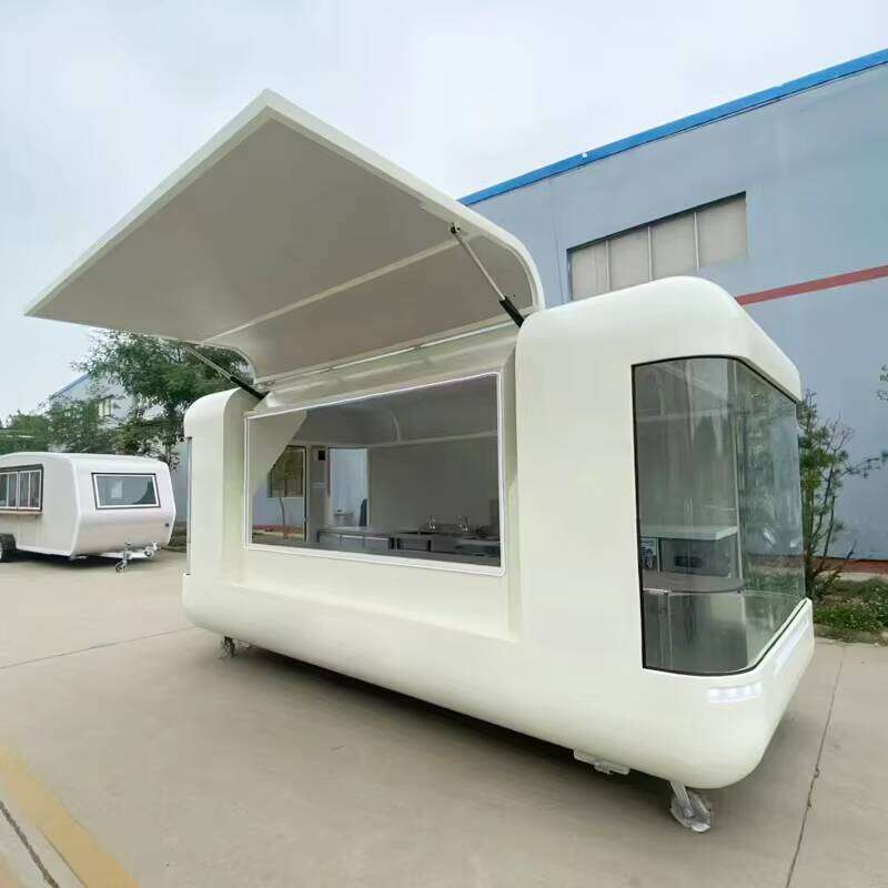 Custom Size Equipment Mobile Kitchen Restaurant Food Cart Fast Food Truck Mobile Tacos Truck Food Trailer With Kitchen Equipment