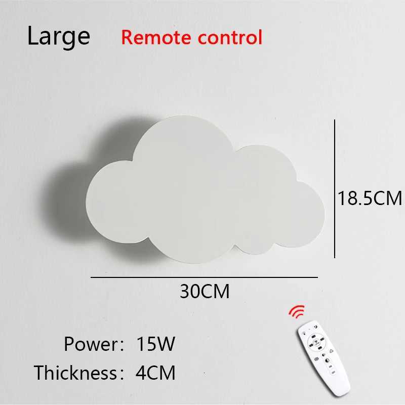 New Baby Room Cloud Wall Lamp Bedroom Bed Living Dining Room Attic Warm Decoration Dimmable Wall Light M251118