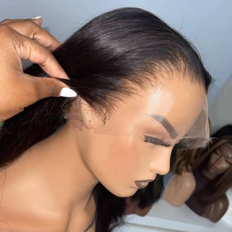 Human Hair Wigs 13X6 HD Lace Glueless HD 360 Ful Lace Human Hair WigsHigh Density Glueless Full HD Lace Wigs