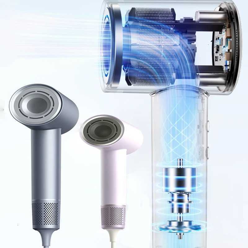110000RPM 1600W high-speed hair dryer - Brushless negative ion hair dryer with air collection nozzle - Suitable for home useT251118