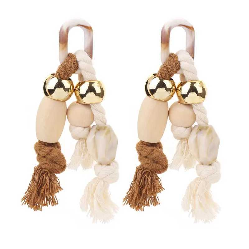 Declaration Long earrings beads tassels handmade earrings for womens wedding party jewelryXJ250418