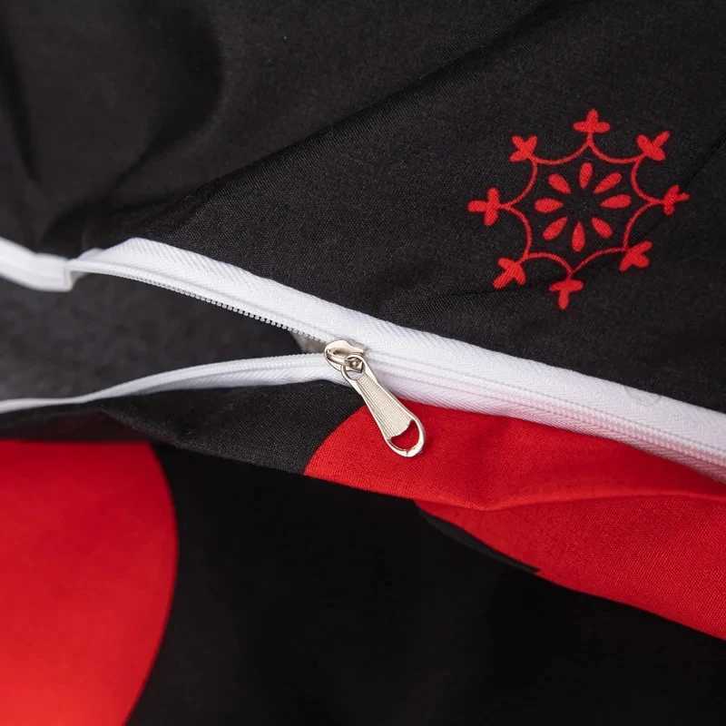 3pcs Printed Brushed Duvet Cover case Three Piece Set High Quality Skin Friendly Fabric Bedding Cover without Bed SheetM251118