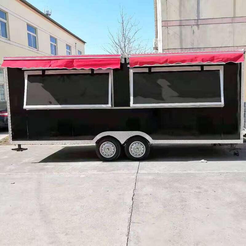 Versatile Mobile Food Truck Suitable for Coffee Burger and Snack Vending Events