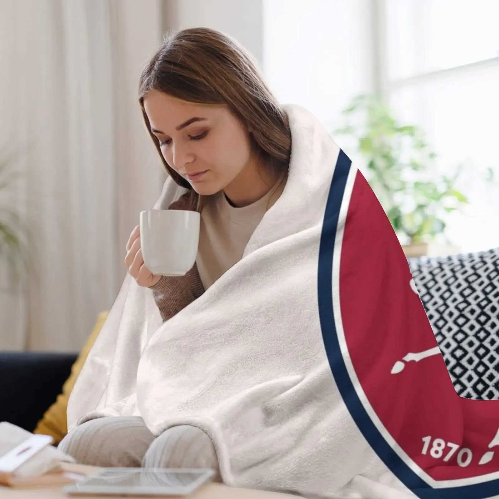 Blanket Kent County Cricket Club throws plush sofas soft beds sports blankets Y250417
