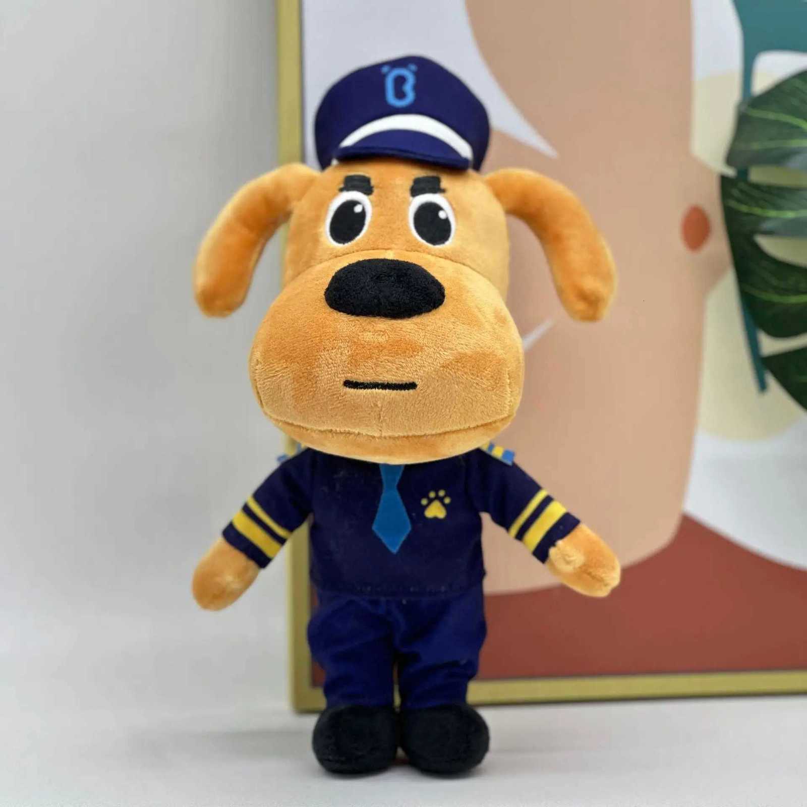 25cm Sheriff Labrador Plush Toys Cute Soft Stuffed Sofa Pillow Dolls For Kid Birthday Christmas Gift Z251118