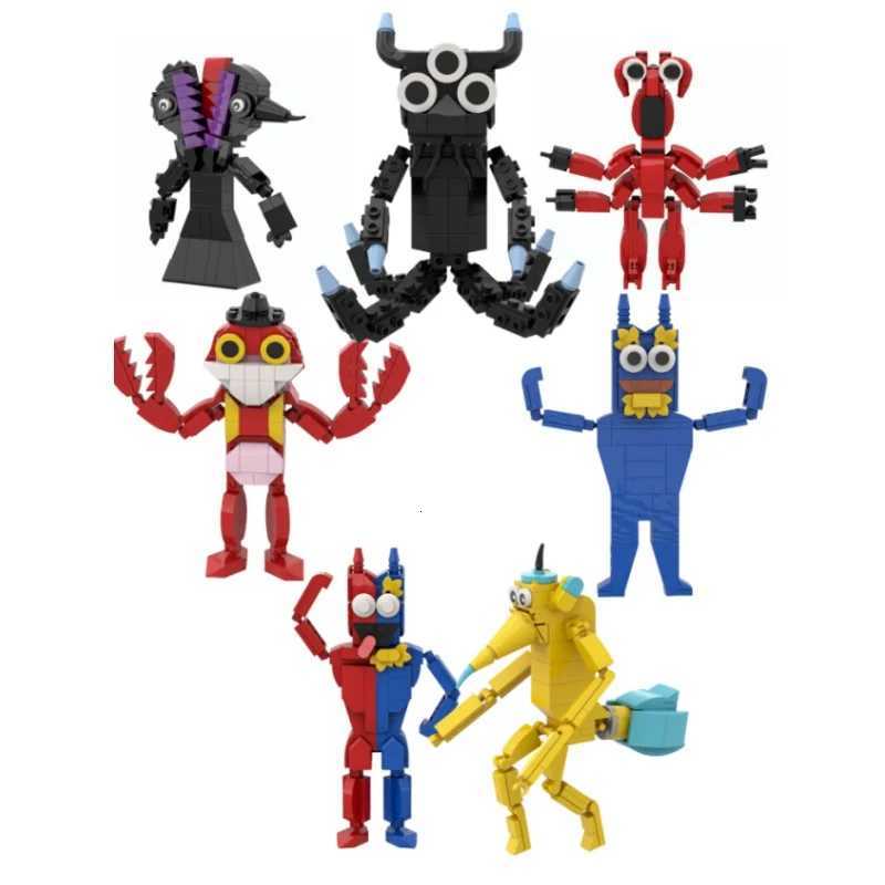 New Garden Of Banban Building Blocks Set Garten Of Banban 7 Brushista Flumbo Bittergiggle Block Ban Toy Kids Birthday Gift Z251118