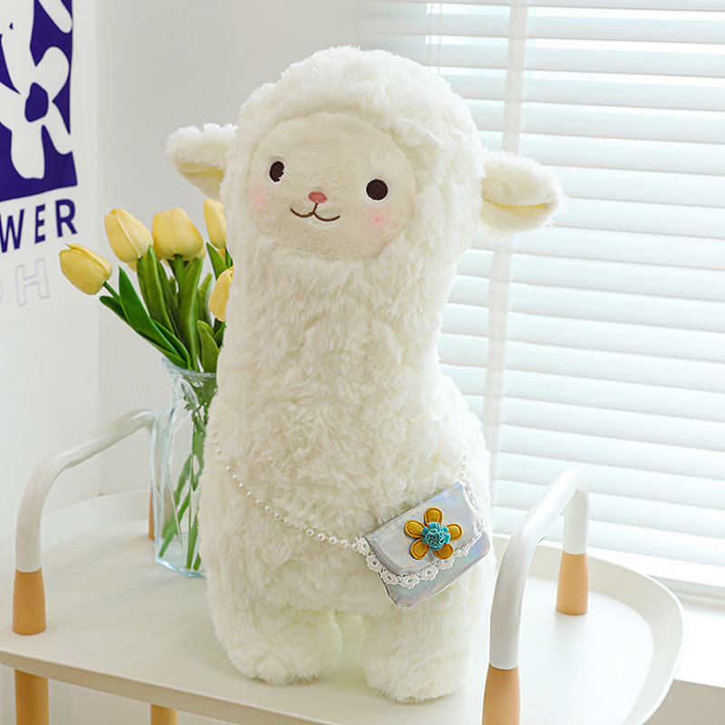 Alpaca Doll Plush Toy Cloth Doll Large Lamb Sleeping Pillow Birthday Gift
