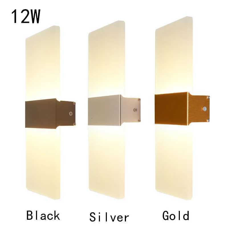 Right Angle wall lamp led acrylic 4/6/12/18W Modern simple interior bedroom living room bedside corridor Door Hotel AC90-260V M251118