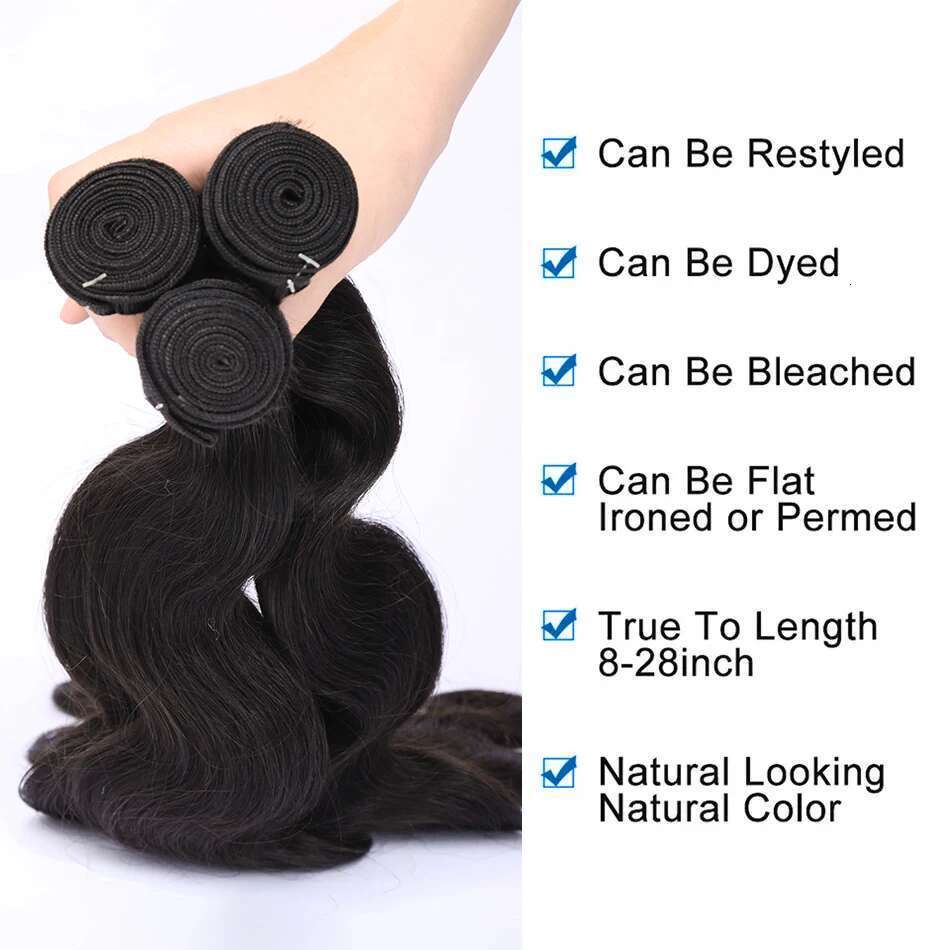 Xcurly Body Remy Unprocessed Raw Virgin 100% Human Hair Water Wave Extensions 3 4 5 Bundles Deal