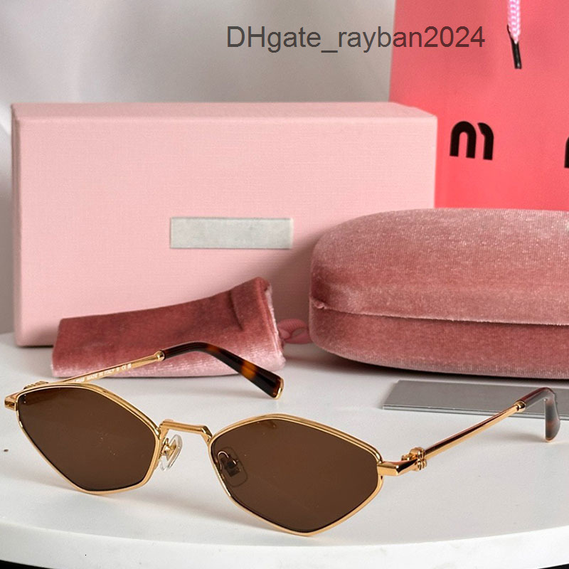 Miuism Miuism sunglasses Retro style Womens polygonal glasses MU56Z Designer Hexagonal frame sunglasses outdoor UV400 protective Lady vacation Eyeglass Mis KP4V