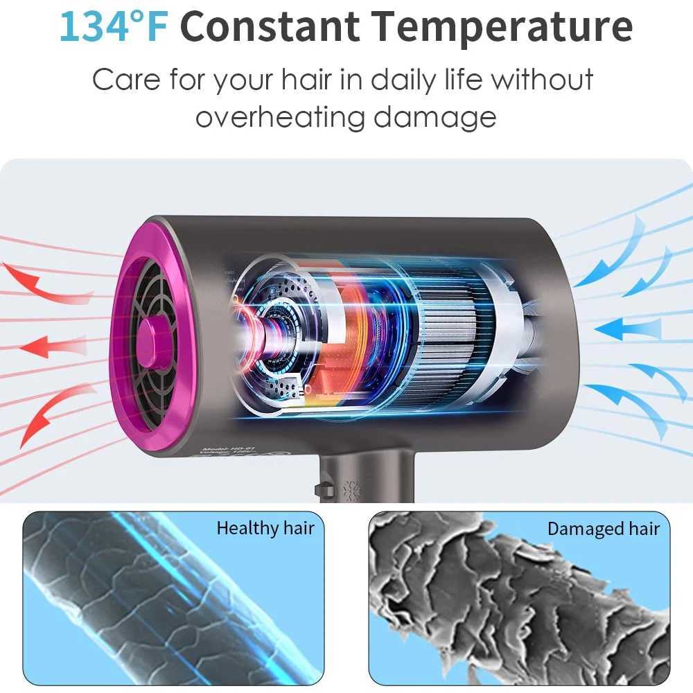 Professional Folding Hair Dryers Household Heating And Cooling Air Hair Dryer Powerful Wind Blow Dryer Hair Care Modeling ToolsT251118