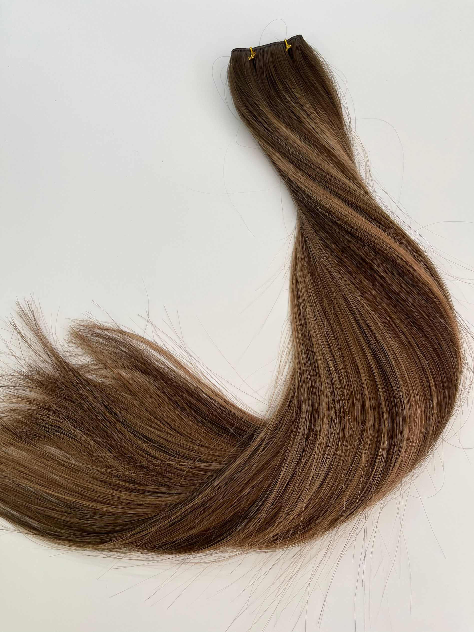 Balayage color Genius Weft Virgin Russian Human Hair Ombre color Invisible Mini Weft Hair Extensions 100g