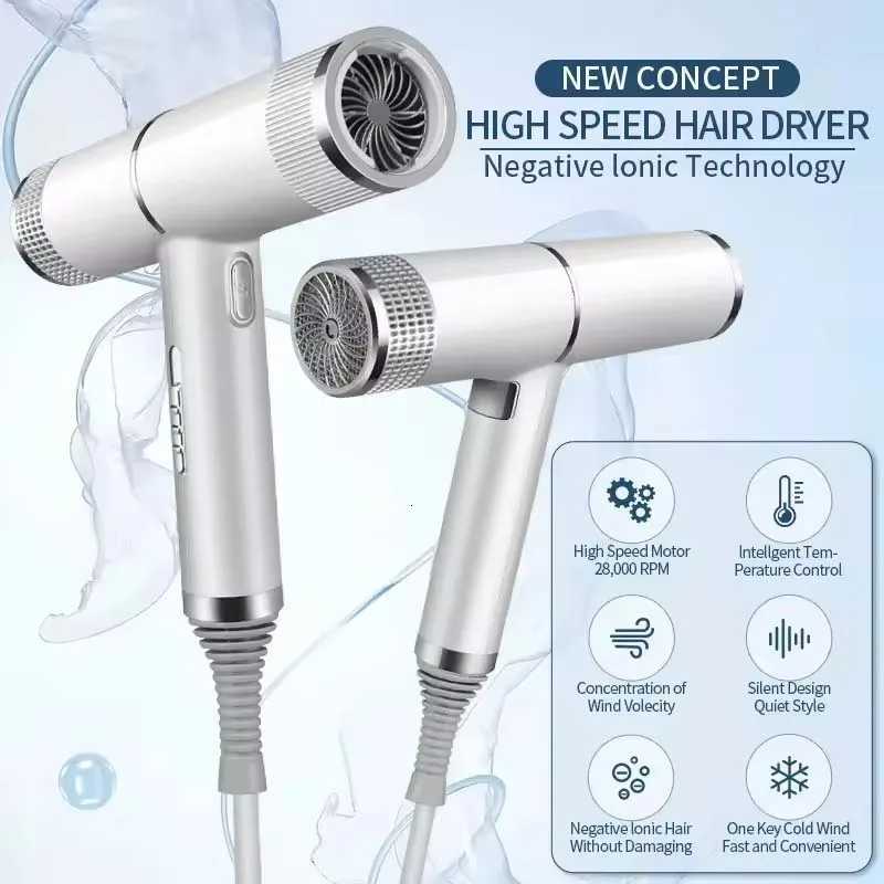 Hot Design Professional 1600w Hair Dryer Multi-Function Fashion Salon Style High-Speed Anion Ion Technology 1 headT251118