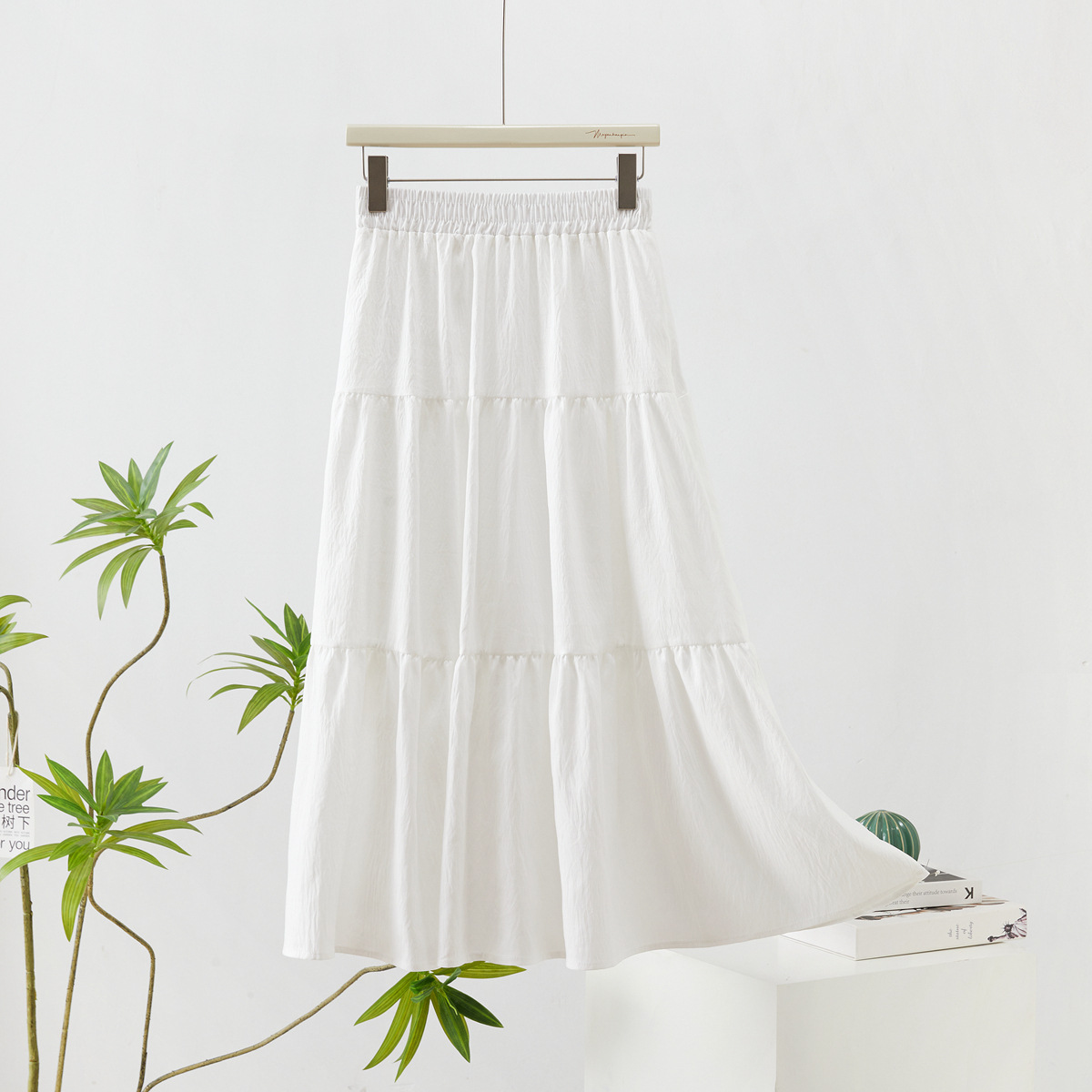 MU52175 High quality skirt for women 2025 new spring and autumn small size drape a-line long skirt big swing skirt umbrella skirt