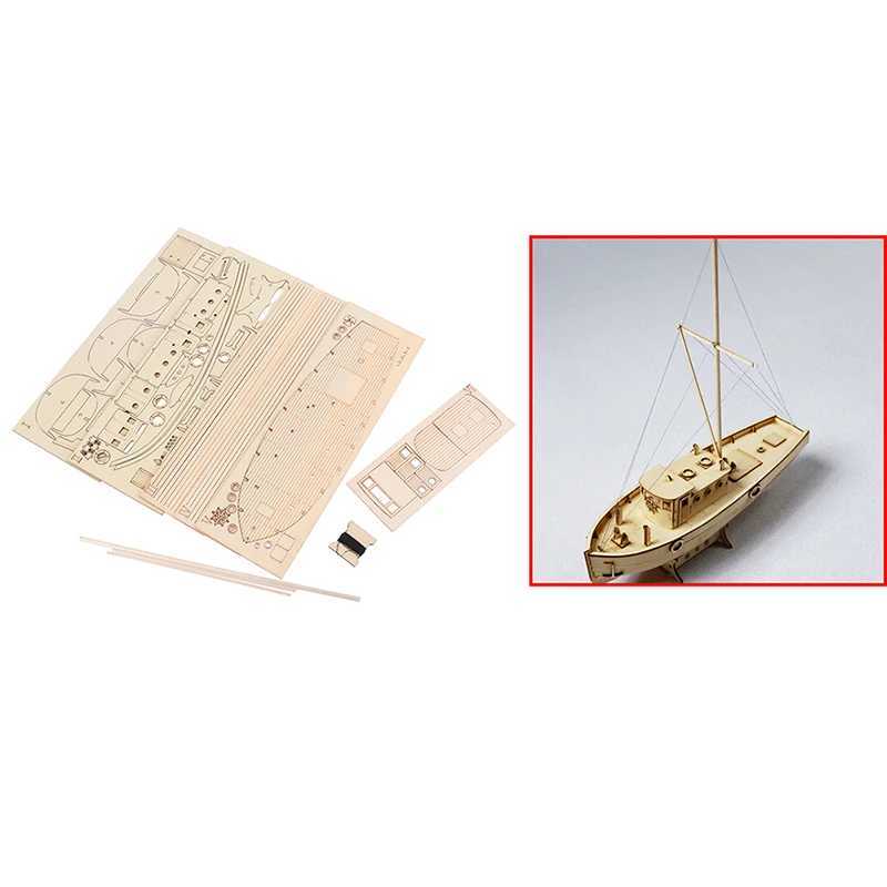 130 Ship Assembly Model Wooden Sailboat DIY Wooden Kit Puzzle Toys Gift C251118