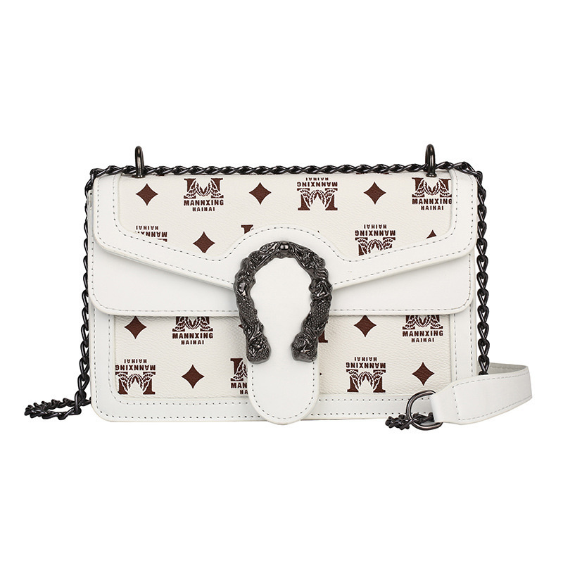 Designer bag free shipping 2025 new fashionable trendy small square bag premium texture printed handbag shoulder bag crossbody bag for women