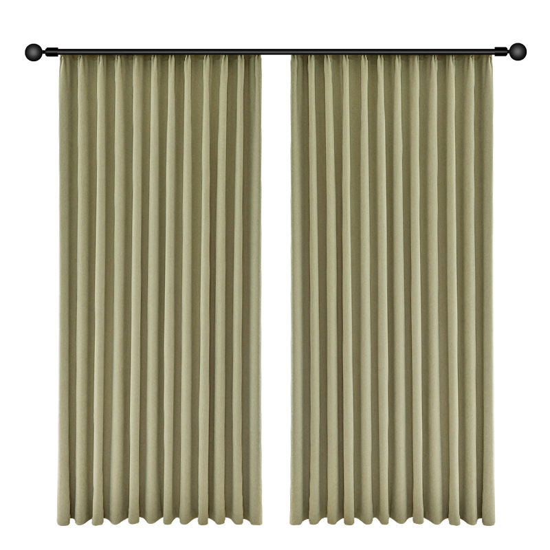 W14 chenille cheese cashmere blackout jacquard curtain high-end living room bedroom light luxury Shaoxing Keqiao factory wholesale