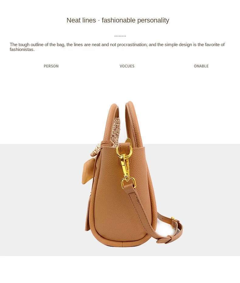 Summer New Vegetable Basket Real Leather Women's Premium Feeg Bucket Handbag Shoulder Simple Crossbody Bag Lychee Pattern