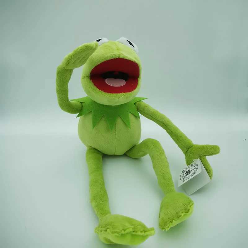 45cm177inch Cartoon The Muppets KERMIT FROG Stuffed animals Plush Boy Toys for Birthday Gift Z251118