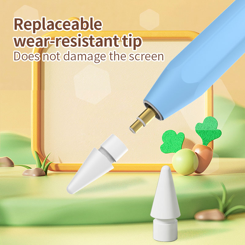 Chargeable Active Stylus Pen 3 Light Short/Long Touch Pen for Children 2nd Generation Palm Rejection for ipad Air7 IPAD 11 Pencil