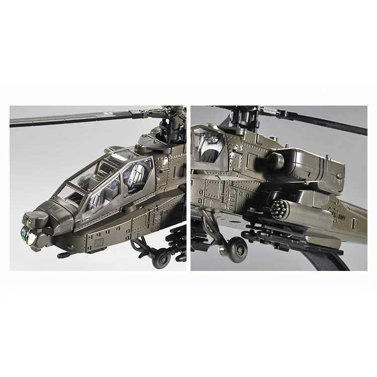 1/32 Scale Apache Helicopter Diecast Alloy Model Collectable Toy Gifts / Collection / Children C251118