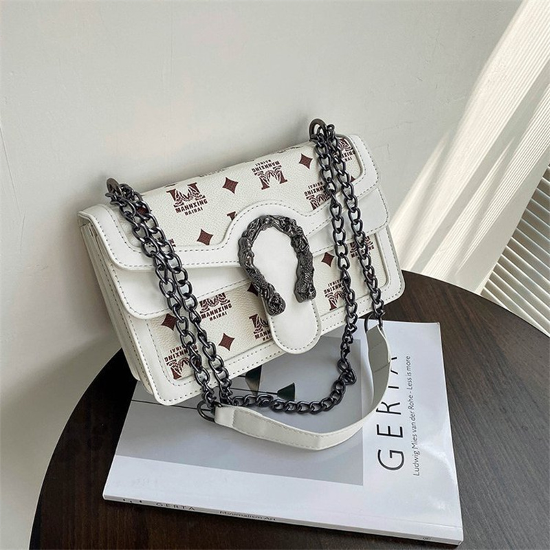Designer bag free shipping 2025 new fashionable trendy small square bag premium texture printed handbag shoulder bag crossbody bag for women