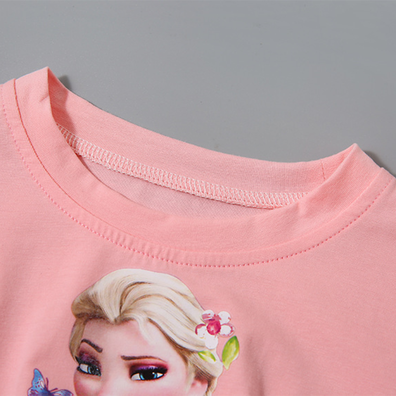 DISNEY Baby designer clothes Summer dress baby Elsa princess dress little girl's skirt.