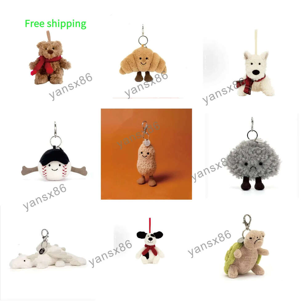 Marshmallow Keychain designer high quality Kawaii Amuseables Peanut Bag Charms Collection Set Fur Dolls Cuddly toys A wide range of products
