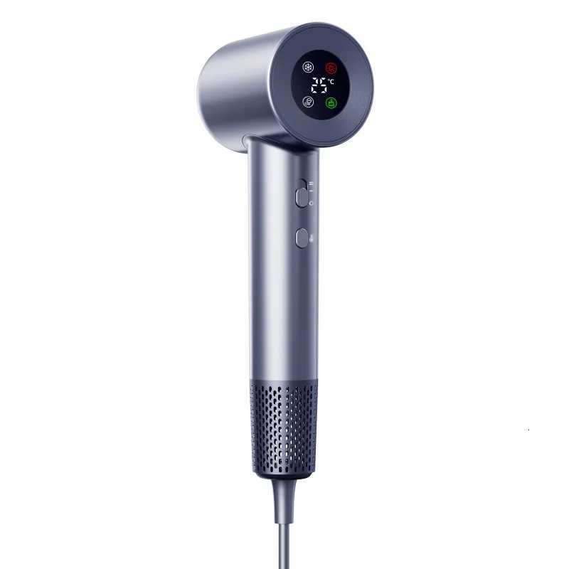 Professional BLDC Ionic110000rpm High Speed LCD Hair Dryer Negative Ions Salon Hair Blow Dryer With Magnetic Nozzle for Home UseT251118