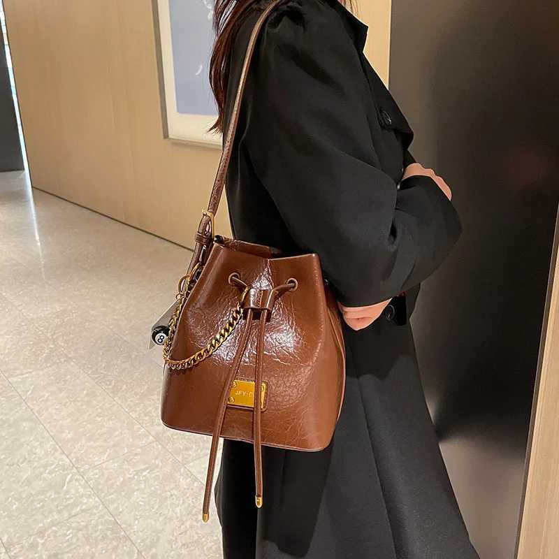 Spacious Bucket Mommy Bag Women Detachable Mini Purse Caviar Texture Shoulder Tote Farmer Market Ready SustainableW251118