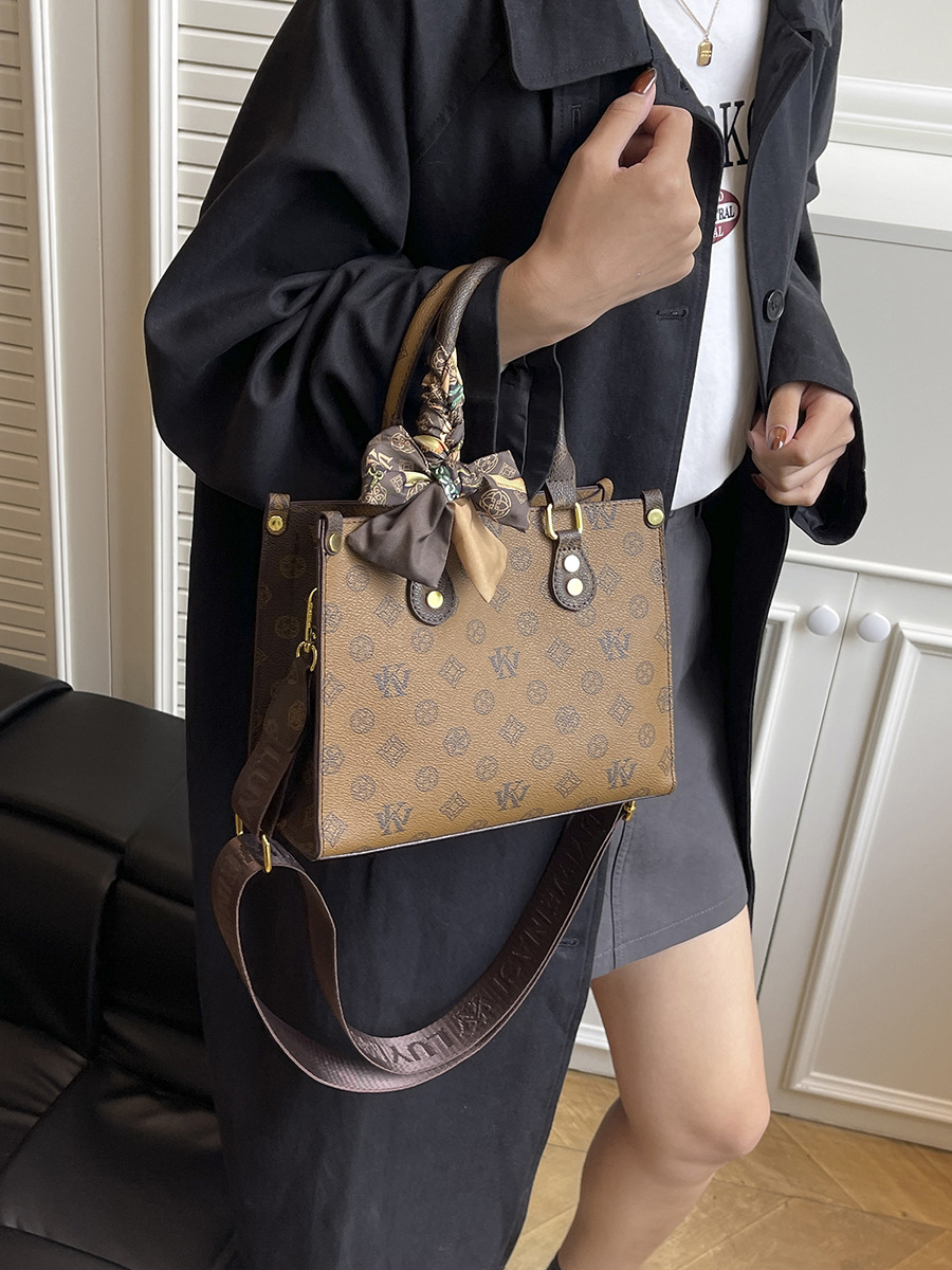 WK Womens Handbag Luxury Shoulder Bag High Quality Flower Canvas Wallet Leather Purse Crossbody Clutch Tote card holder luxury purse Crossbody Bags Sh