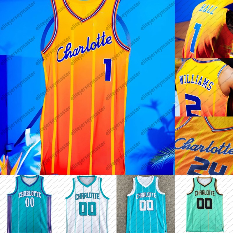 LaMelo Ball Miles Bridges 2025-26 Kon Knueppel Sexton Miller Tre Mann Williams Personalized Customized Basketball Jerseys Custom Any Number Name