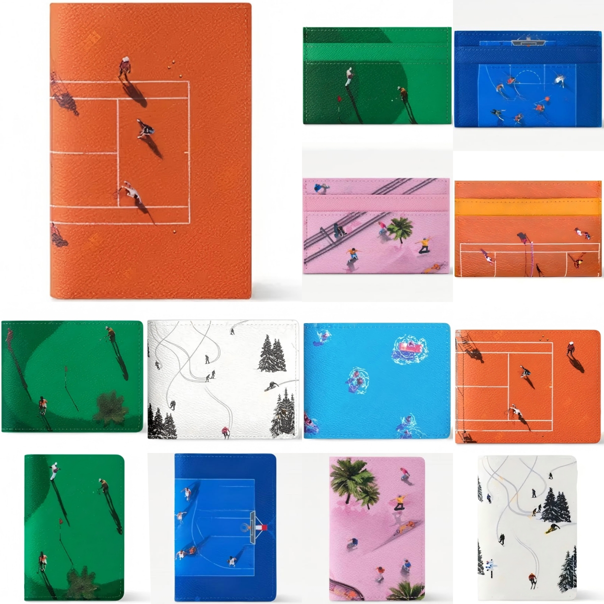 designer wallet women wallet men mens wallet designer card holder purse wallet designer Men Luxury Genuine Leather Handbag luxury wallet Characters Letter Cartoon