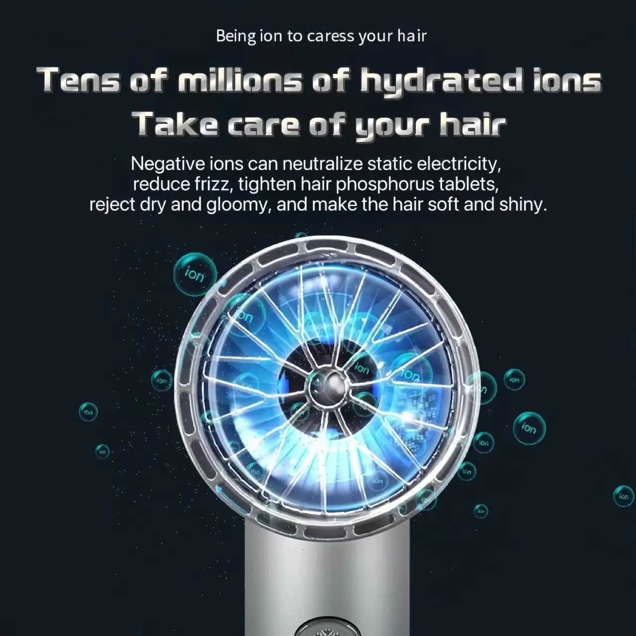 Hair Dryer Professional Negative Ion Hair Care 0 Radiation Quick Dry Dryer Low Noise Overheat Protection Personal Care ProductsT251118