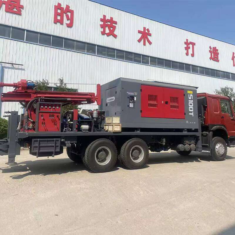 Truck Mounted Water Well Drilling Rig With Mud Pump Hydraulic Bore Hole Deep Water Drilling Machine