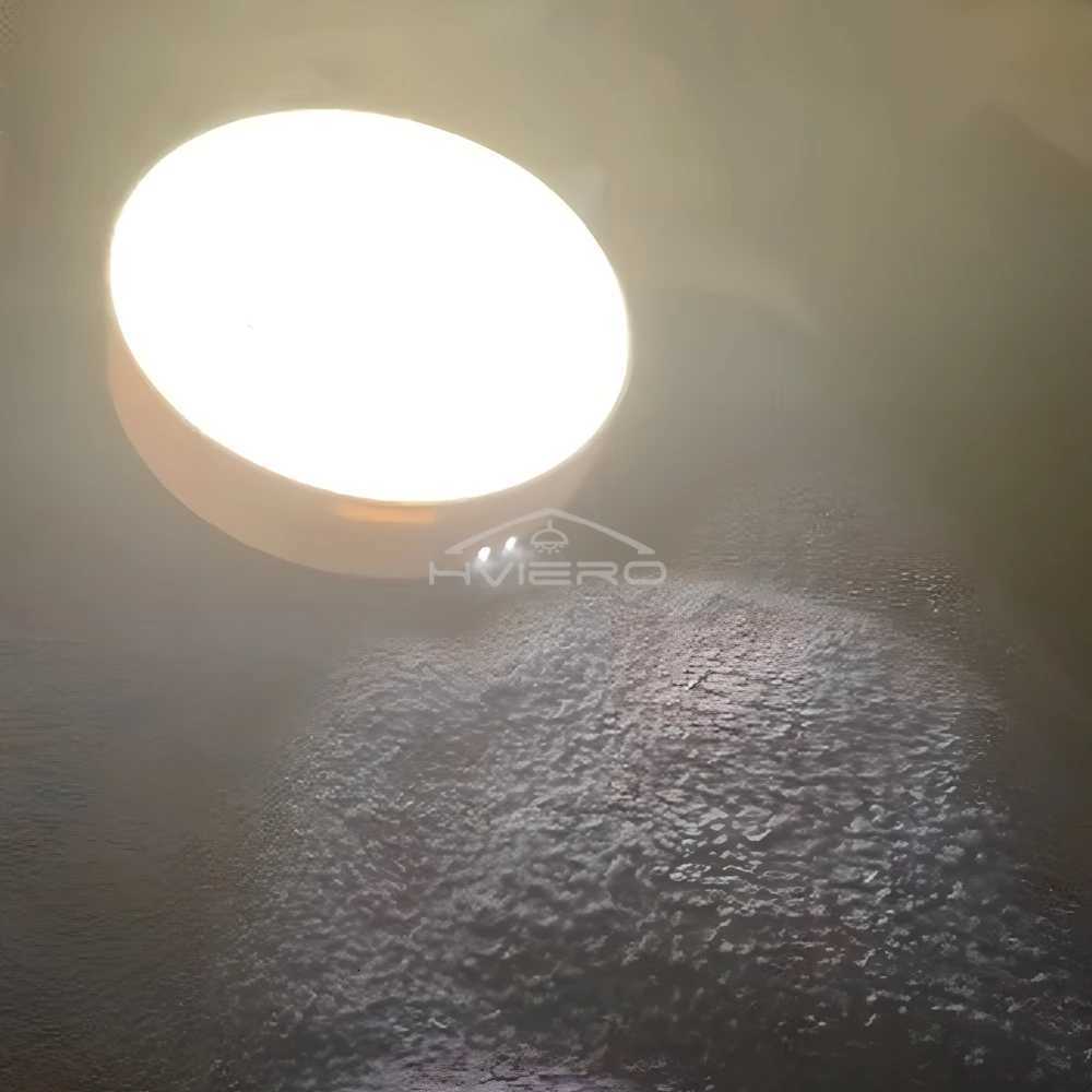 Wireless Motion Sensor Night Light Bedroom 8LED Detector Wall Decoration Round Lamp Staircase Closet Room Bedside Wardrobe Bulbs M251118