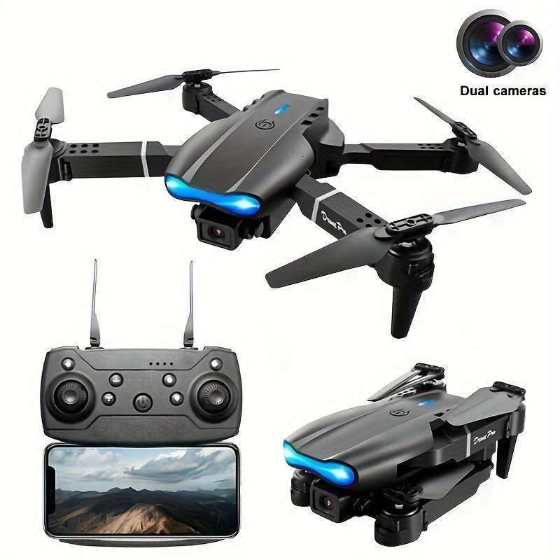 New E K Professional Drone Dual Camera Double Folding RC Quadcopter Height Hold Remote Control Toy Holiday Gift Indoor And Outdoor Cheap Drone Aircraf