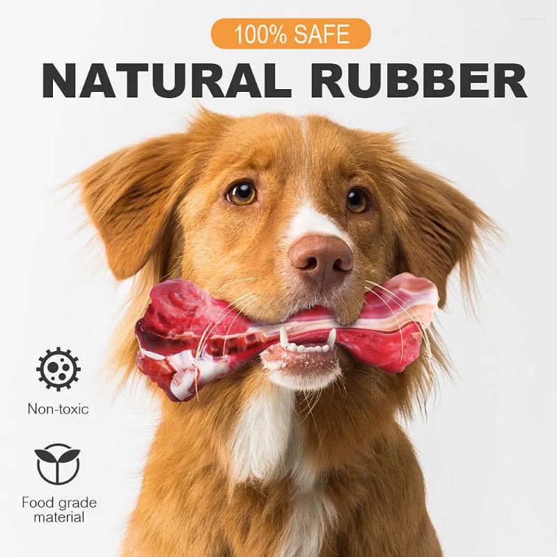 Update Pet Bone Toy Chewing Dog Bite Simulation Rubber Interactive Grinding Teeth