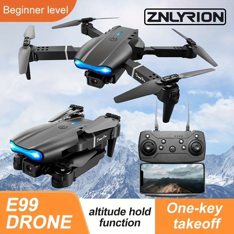 New E K Professional Drone Dual Camera Double Folding RC Quadcopter Height Hold Remote Control Toy Holiday Gift Indoor And Outdoor Cheap Drone Aircraf
